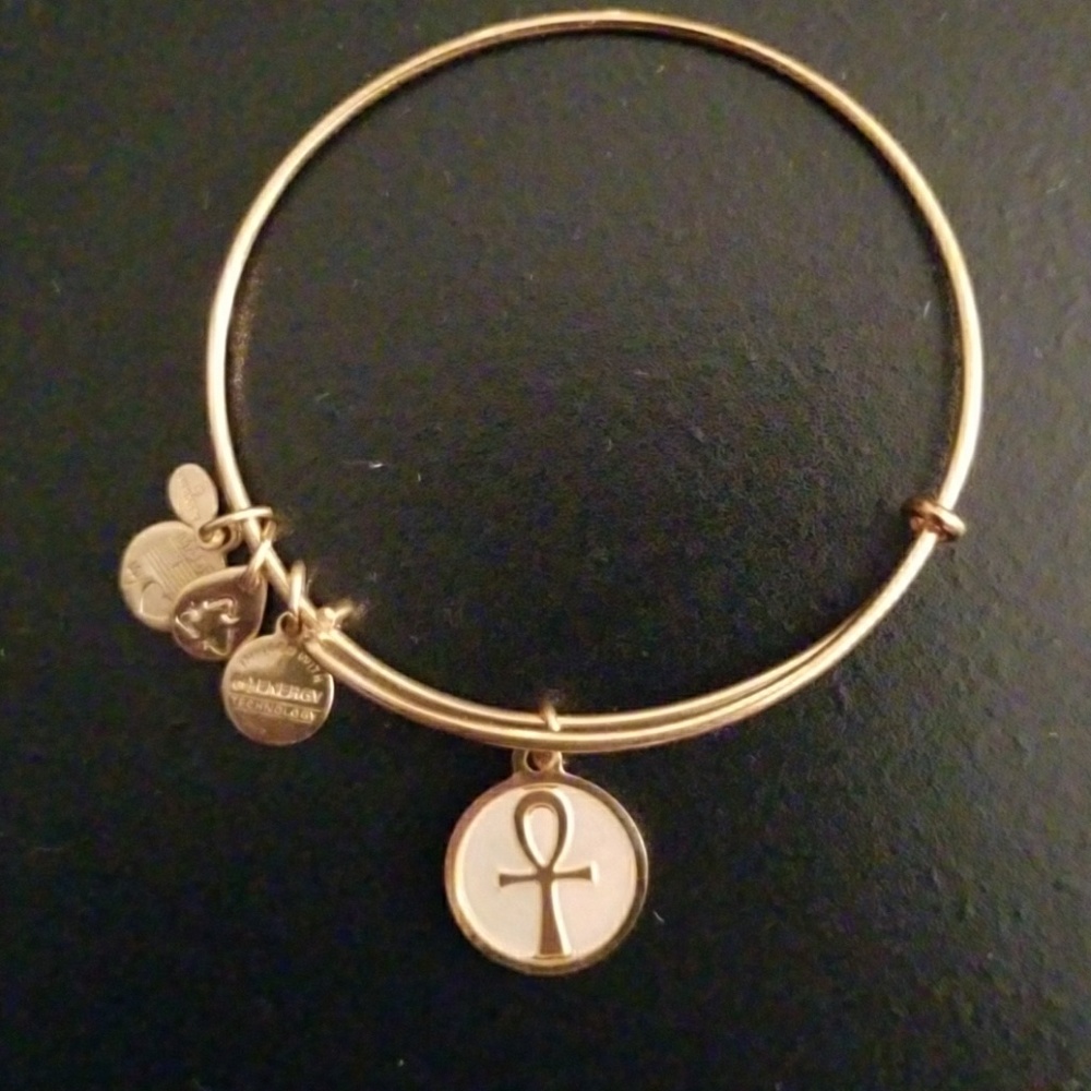 Alex and Ani Ankh Charm Bangle